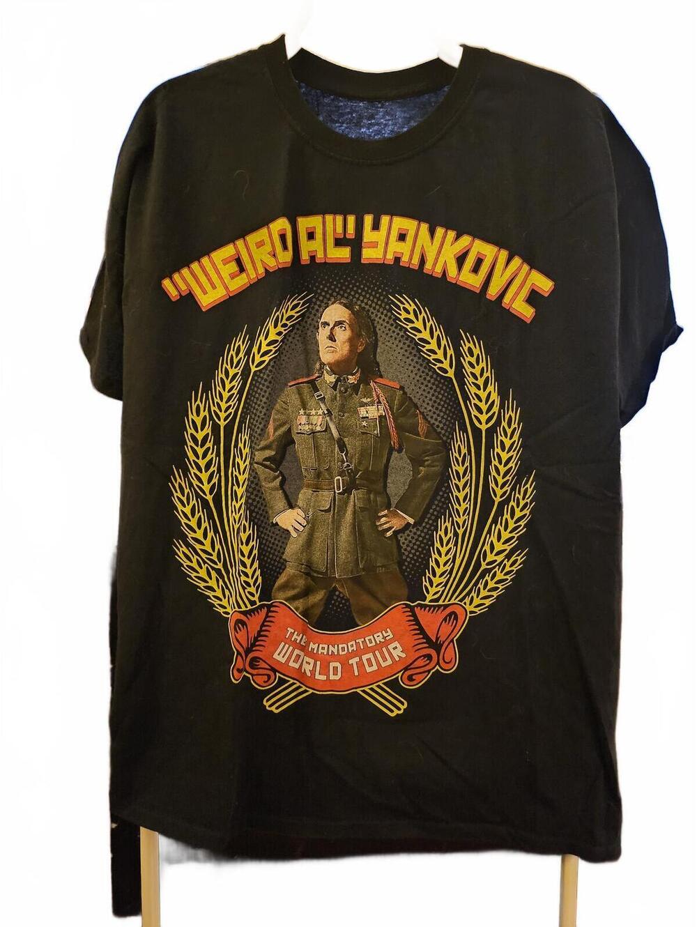 Weird Al Yankovic - 2015 Mandatory World Tour T-Shirt - no tag feels like XXL